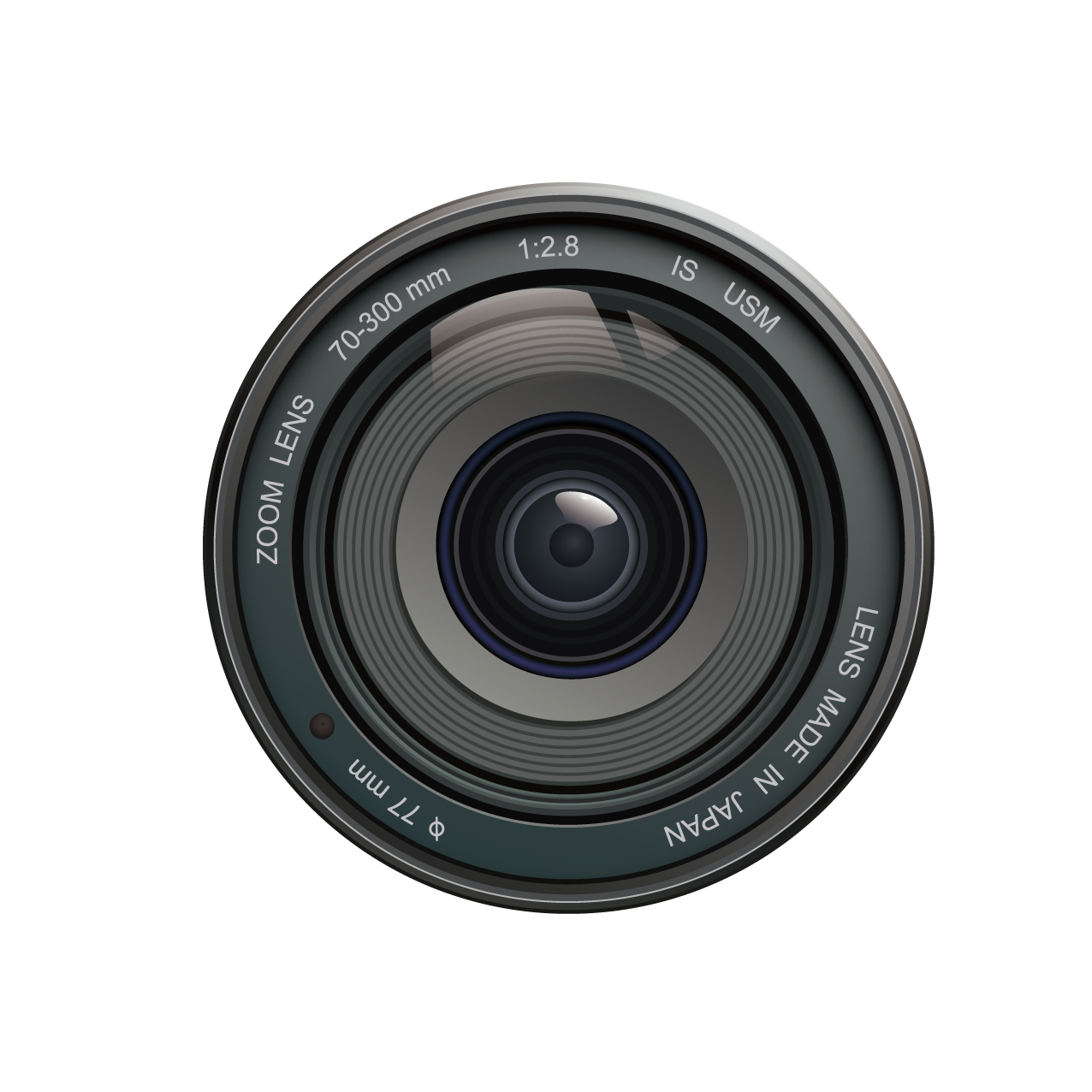 Obraz soczewki aparatu cyfrowego